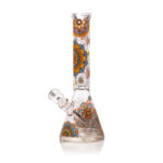 Mandala Myriad 14" Clear Beaker Bong