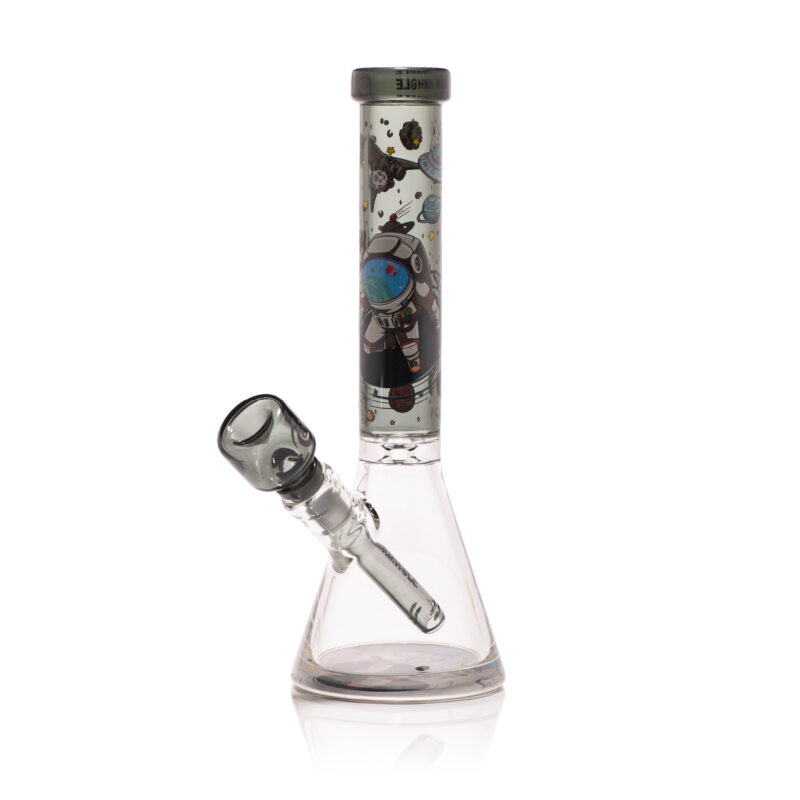 WH-114_B Lost in Space 10" Smoke Mini Beaker Bong