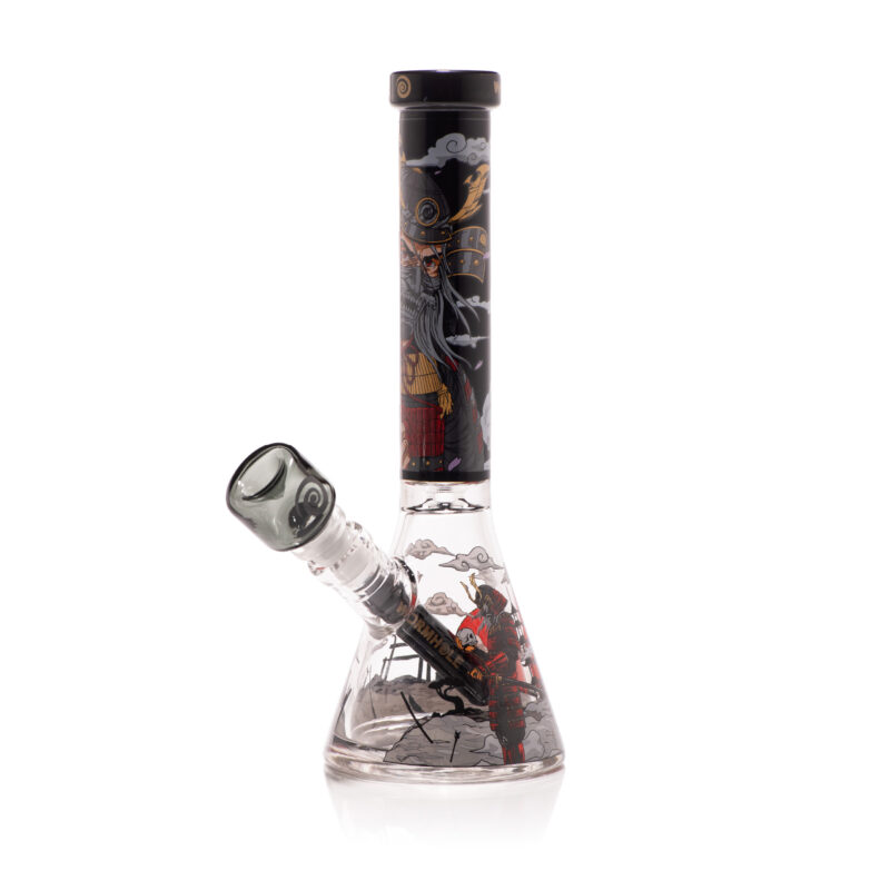 WH-119_B Shogun 11" Black Mini Beaker Bong